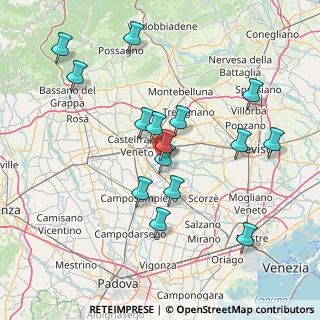 Mappa Via della Croce, 31023 Resana TV, Italia (14.87333)