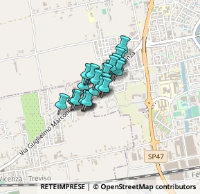 Mappa Via Giovanni Pascoli, 35013 Cittadella PD, Italia (0.19286)