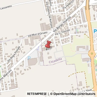 Mappa Via Giovanni Pascoli, 51, 35013 Cittadella, Padova (Veneto)
