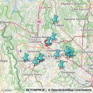 Mappa SP 20, 21054 Fagnano Olona VA (7.0325)