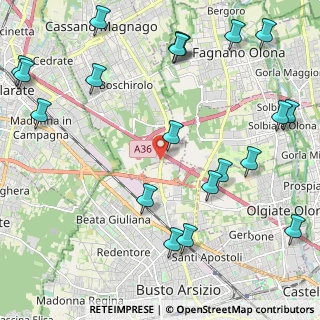 Mappa SP 20, 21054 Fagnano Olona VA (2.8455)