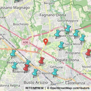 Mappa Via per Busto Arsizio, 21058 Solbiate Olona VA, Italia (3.10667)