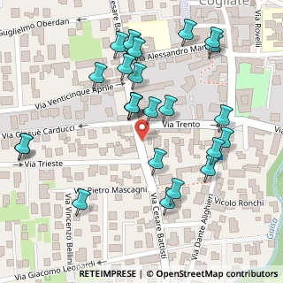 Mappa Via Carducci, 20815 Cogliate MB, Italia (0.12)