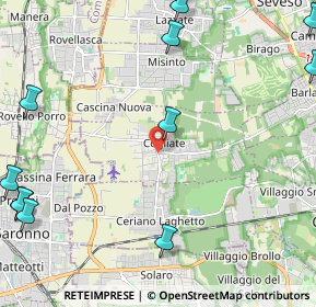 Mappa Via Cesare Battisti, 20815 Cogliate MB, Italia (3.30083)