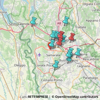 Mappa SS 336, 21010 Cardano al Campo VA, Italia (5.695)