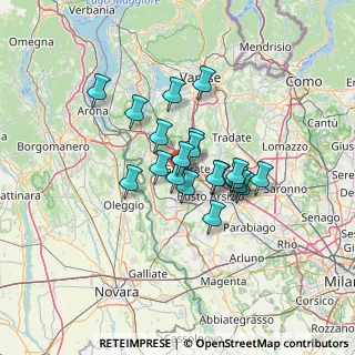 Mappa SS 336, 21010 Cardano al Campo VA, Italia (9.369)
