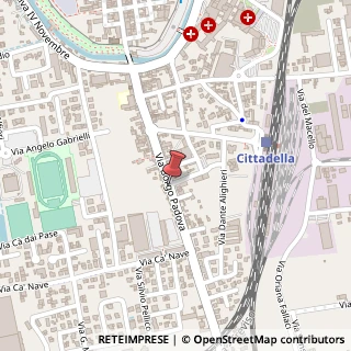 Mappa Via Borgo Padova, 108, 35013 Cittadella, Padova (Veneto)