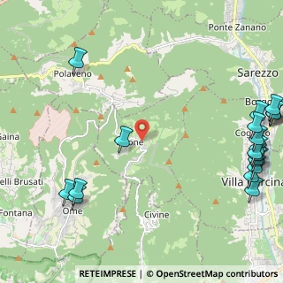 Mappa Via Provinciale, 25060 Brione BS, Italia (3.3205)
