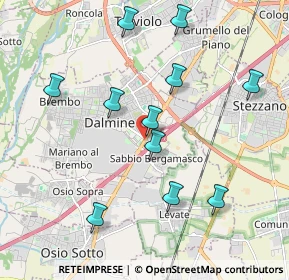 Mappa Via Cariani, 24044 Dalmine BG, Italia (2.01364)