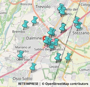 Mappa Via Cariani, 24044 Dalmine BG, Italia (1.836)