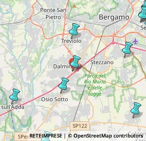 Mappa Via Cariani, 24044 Dalmine BG, Italia (6.7575)