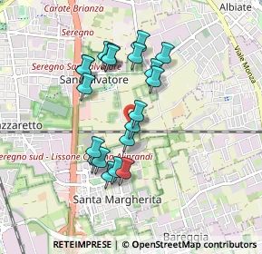 Mappa Vicinale dei, 20831 Seregno MB, Italia (0.774)