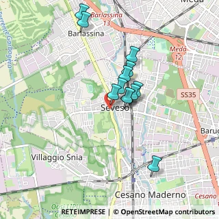 Mappa Corso Giuseppe Garibaldi, 20030 Seveso MB, Italia (0.72)