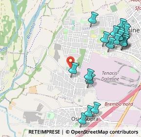 Mappa Via C. Beccaria, 24044 Dalmine BG, Italia (1.301)