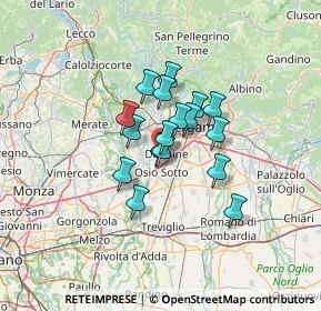 Mappa Via C. Beccaria, 24044 Dalmine BG, Italia (8.48176)