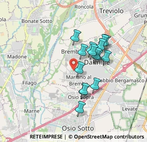 Mappa Via C. Beccaria, 24044 Dalmine BG, Italia (1.384)