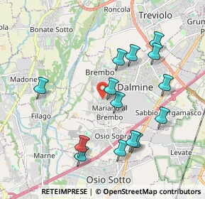 Mappa Via Cesare Beccaria, 24044 Dalmine BG, Italia (1.97357)