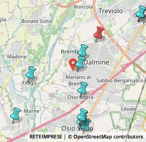 Mappa Via C. Beccaria, 24044 Dalmine BG, Italia (3.05733)