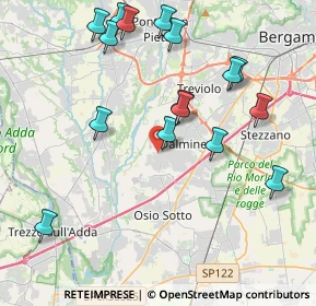 Mappa Via C. Beccaria, 24044 Dalmine BG, Italia (4.39875)