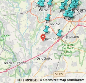 Mappa Via Cesare Beccaria, 24044 Dalmine BG, Italia (6.02611)