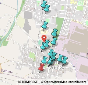 Mappa Via Cesare Beccaria, 24044 Dalmine BG, Italia (0.437)