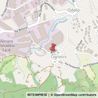 Mappa Via Guglielmo Marconi,  1, 25076 Odolo, Brescia (Lombardia)