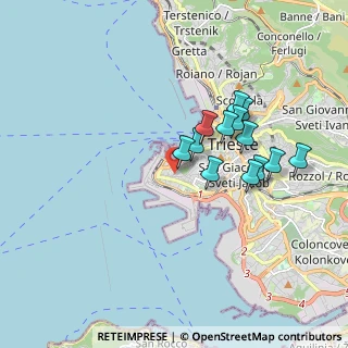 Mappa Androna Santa Tecla, 34123 Trieste TS, Italia (1.54)