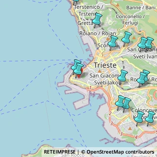 Mappa Androna Santa Tecla, 34123 Trieste TS, Italia (2.91533)