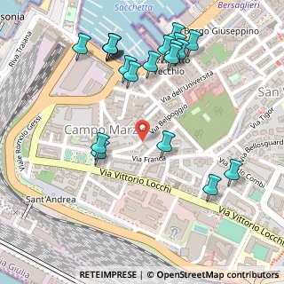 Mappa Androna Santa Tecla, 34123 Trieste TS, Italia (0.2915)