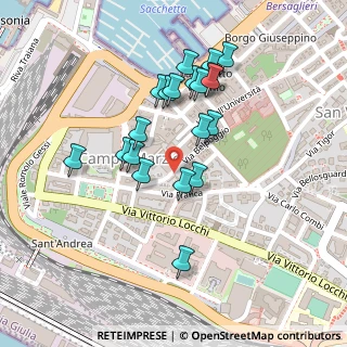 Mappa Androna Santa Tecla, 34123 Trieste TS, Italia (0.2065)