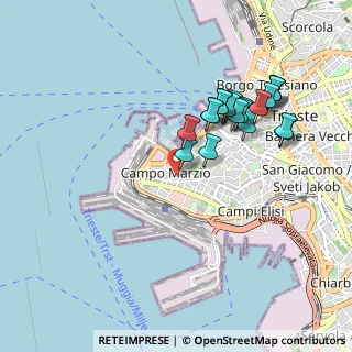 Mappa Androna Santa Tecla, 34123 Trieste TS, Italia (0.8955)