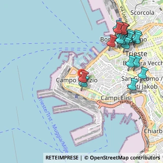 Mappa Androna Santa Tecla, 34123 Trieste TS, Italia (1.2985)
