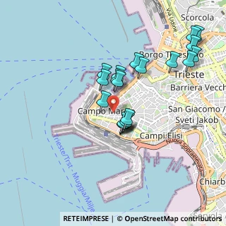 Mappa Androna Santa Tecla, 34123 Trieste TS, Italia (0.845)