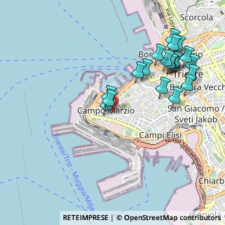 Mappa Androna Santa Tecla, 34123 Trieste TS, Italia (1.122)