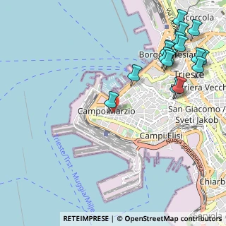 Mappa Androna Santa Tecla, 34123 Trieste TS, Italia (1.39235)