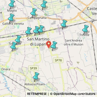Mappa Via Vecchia, 35018 San Martino di Lupari PD, Italia (2.74462)