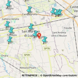 Mappa Via Vecchia, 35018 San Martino di Lupari PD, Italia (2.855)