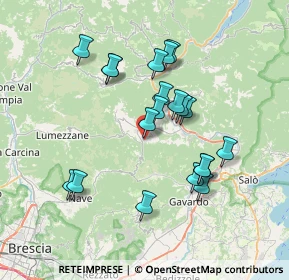 Mappa Via Brescia, 25076 Odolo BS, Italia (6.62)