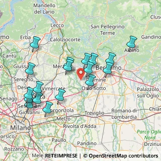 Mappa Via Praga, 24042 Bottanuco BG, Italia (15.66389)