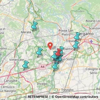 Mappa Via Praga, 24042 Bottanuco BG, Italia (6.35667)