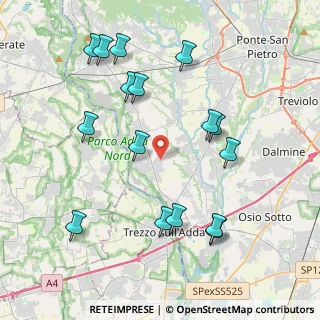 Mappa Via Praga, 24042 Bottanuco BG, Italia (4.34688)