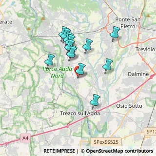 Mappa Via Praga, 24042 Bottanuco BG, Italia (3.14)