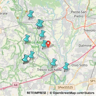 Mappa Via Praga, 24042 Bottanuco BG, Italia (3.99182)