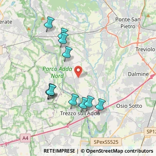 Mappa Via Praga, 24042 Bottanuco BG, Italia (4.01091)