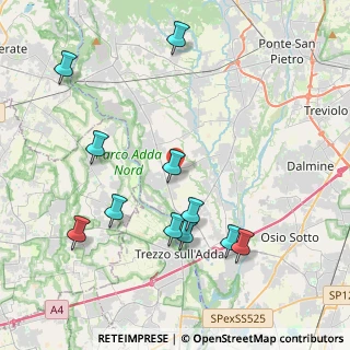 Mappa Via Praga, 24042 Bottanuco BG, Italia (4.38455)