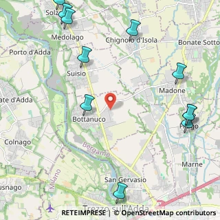 Mappa Via Praga, 24042 Bottanuco BG, Italia (3.00636)