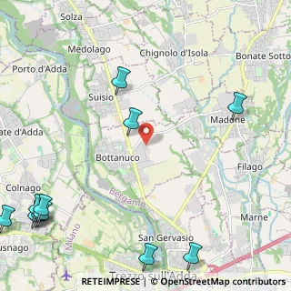 Mappa Via Praga, 24042 Bottanuco BG, Italia (3.42091)