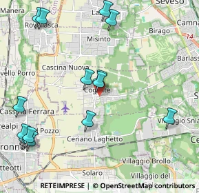 Mappa Vicolo S. Dalmazio, 20815 Cogliate MB, Italia (2.53786)