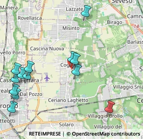 Mappa Vicolo S. Dalmazio, 20815 Cogliate MB, Italia (2.50692)
