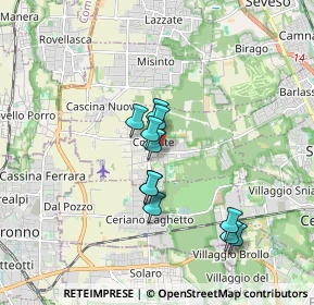 Mappa Vicolo S. Dalmazio, 20815 Cogliate MB, Italia (1.39818)